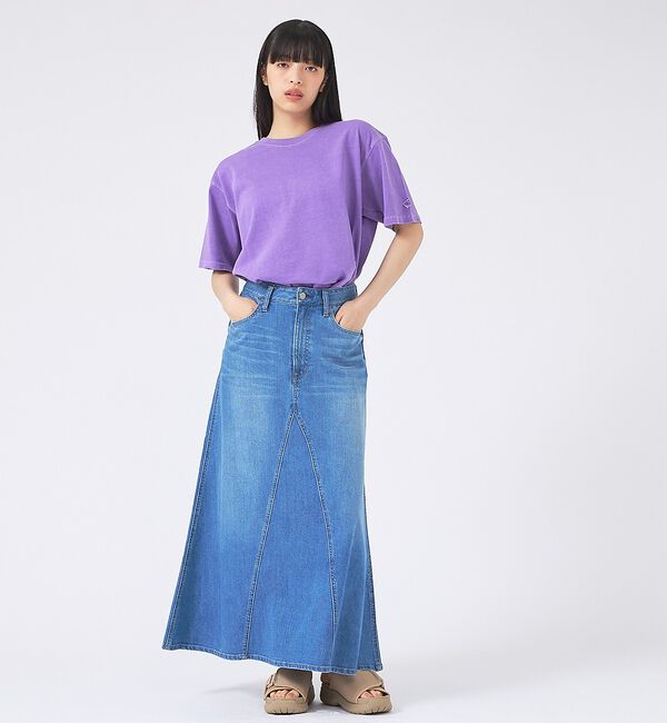 Rouge vif「【Healthy denim/ヘルシーデニム】デニムスカート/Apricot/ア」|スカート|