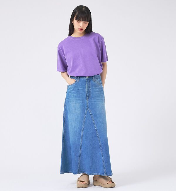 Rouge vif「【Healthy denim/ヘルシーデニム】デニムスカート/Apricot/ア」|スカート|