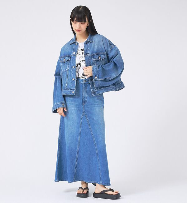 Rouge vif「【Healthy denim/ヘルシーデニム】デニムスカート/Apricot/ア」|スカート|