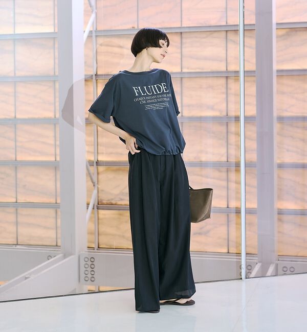 Rouge vif「【セットアップ対応】フィブリルイージーパンツ/ウエストゴム」|その他|