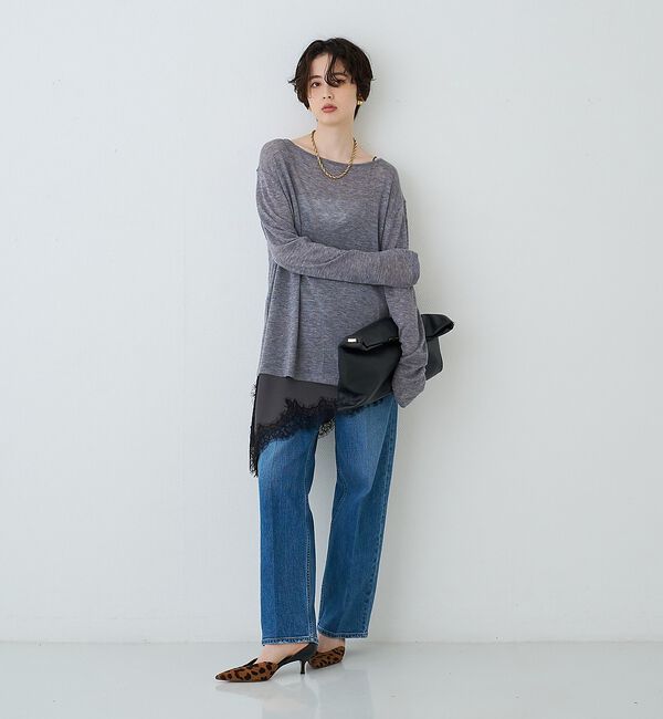 Rouge vif「【PUNTI. / プンティ】3WAYレザークラッチバッグ/ショルダー付き/GR」|ショルダー・メッセンジャー|