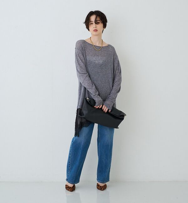 Rouge vif「【PUNTI. / プンティ】3WAYレザークラッチバッグ/ショルダー付き/GR」|ショルダー・メッセンジャー|