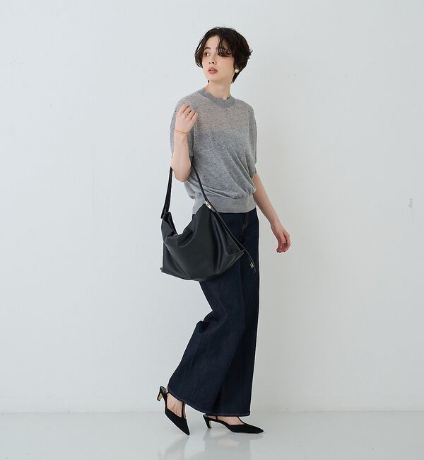Rouge vif「【PUNTI. / プンティ】3WAYレザークラッチバッグ/ショルダー付き/GR」|ショルダー・メッセンジャー|