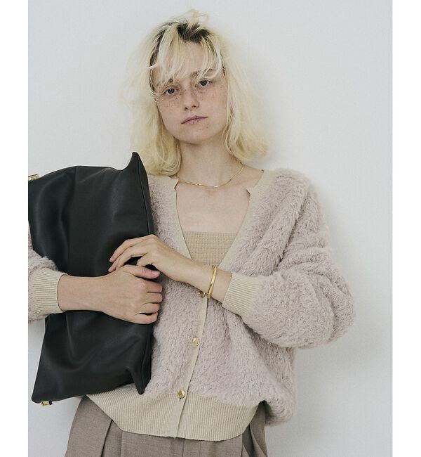 Rouge vif「【PUNTI. / プンティ】3WAYレザークラッチバッグ/ショルダー付き/GR」|ショルダー・メッセンジャー|