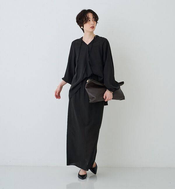 Rouge vif「【PUNTI. / プンティ】3WAYレザークラッチバッグ/ショルダー付き/GR」|ショルダー・メッセンジャー|