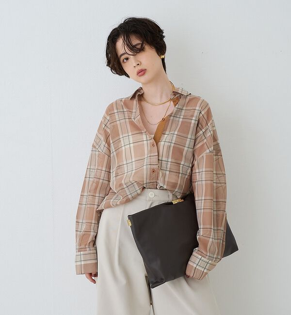 Rouge vif「【PUNTI. / プンティ】3WAYレザークラッチバッグ/ショルダー付き/GR」|ショルダー・メッセンジャー|
