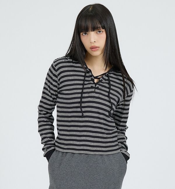 Rouge vif「【Robert P Miller | ロバート・ピー・ミラー】ヘンリーネックパー」|Tシャツ・カットソー|