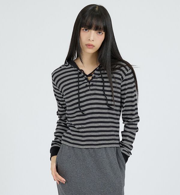 Rouge vif「【Robert P Miller | ロバート・ピー・ミラー】ヘンリーネックパー」|Tシャツ・カットソー|