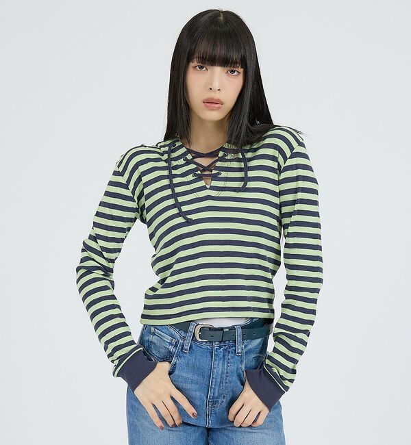 Rouge vif「【Robert P Miller | ロバート・ピー・ミラー】ヘンリーネックパー」|Tシャツ・カットソー|