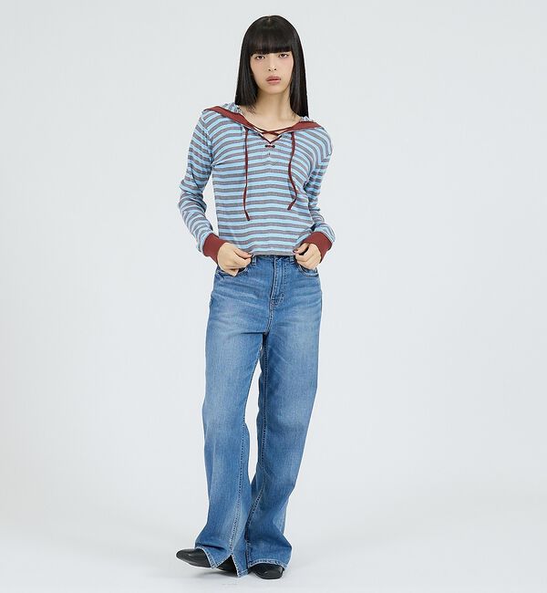 Rouge vif「【Robert P Miller | ロバート・ピー・ミラー】ヘンリーネックパー」|Tシャツ・カットソー|