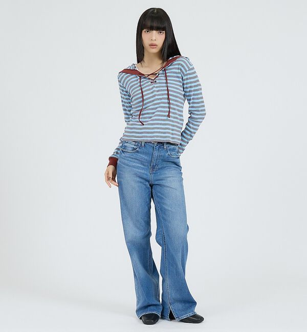 Rouge vif「【Robert P Miller | ロバート・ピー・ミラー】ヘンリーネックパー」|Tシャツ・カットソー|