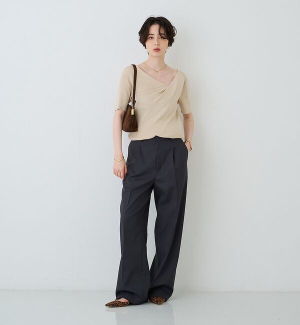 Rouge vif「【PETIT MOMENTS/プティ・モーメント】「A」イニシャルモチーフネック」|ネックレス|