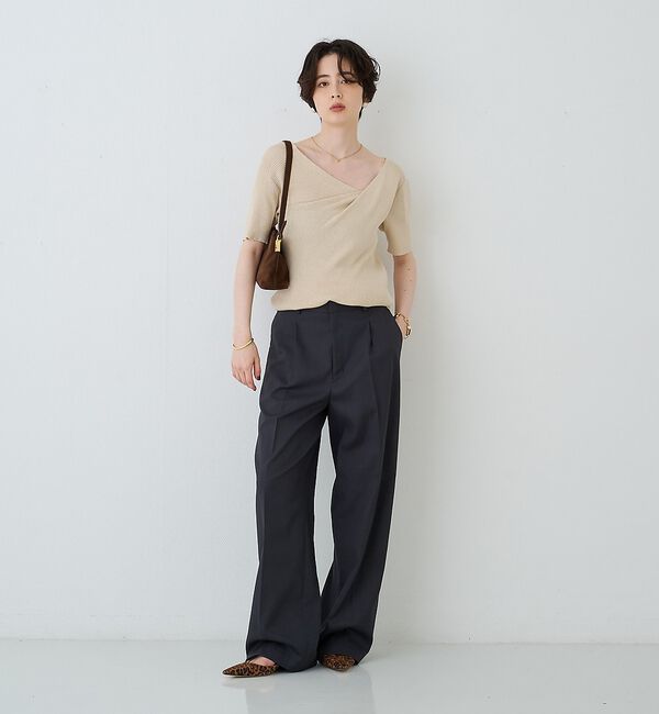 Rouge vif「【PETIT MOMENTS/プティ・モーメント】「A」イニシャルモチーフネック」|ネックレス|