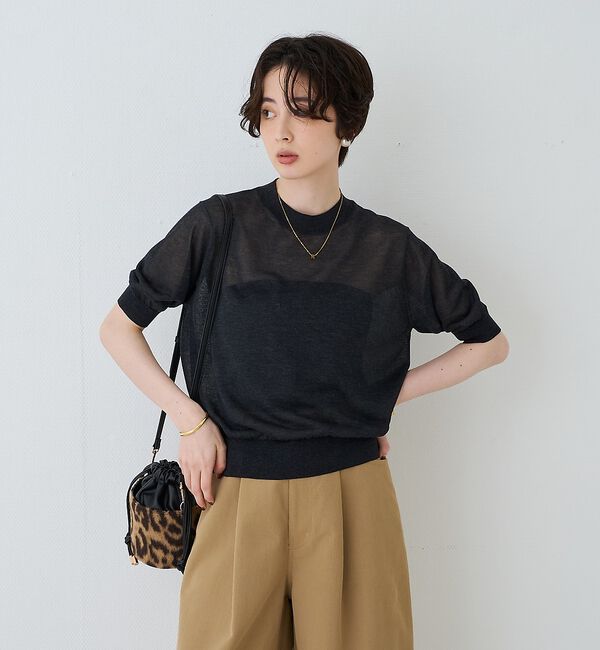 Rouge vif「【PETIT MOMENTS/プティ・モーメント】「R」イニシャルモチーフネック」|ネックレス|