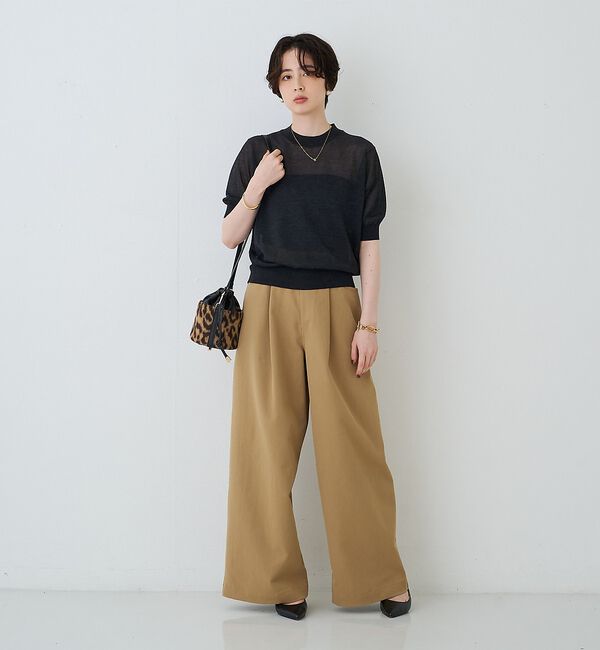 Rouge vif「【PETIT MOMENTS/プティ・モーメント】「R」イニシャルモチーフネック」|ネックレス|