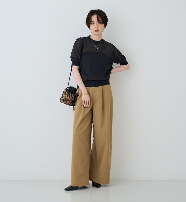 Rouge vif「【PETIT MOMENTS/プティ・モーメント】「R」イニシャルモチーフネック」|ネックレス|