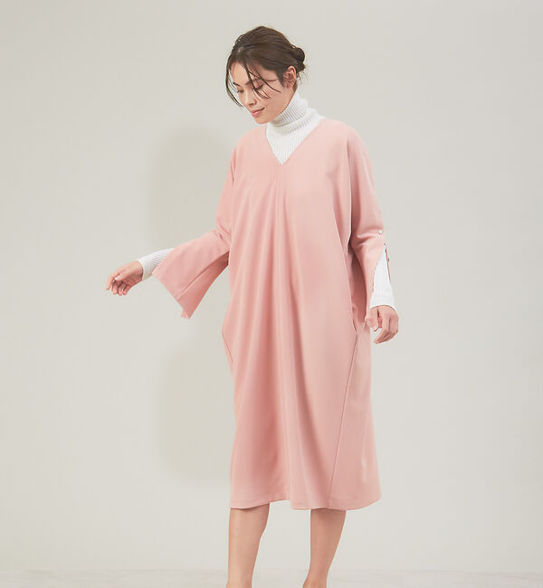 qualite「ポンチワンピース」|ワンピース|ピンク
