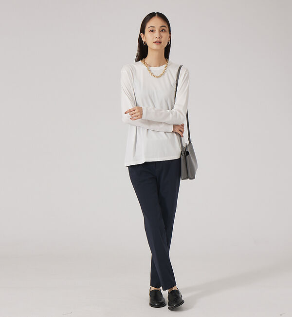 qualite「レギュラーヘムコットンカットソー」|Tシャツ・カットソー|