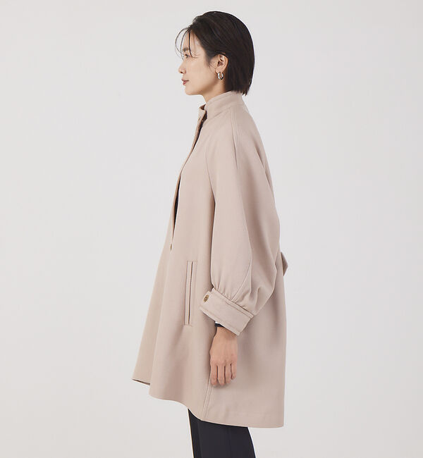 qualite「バイカラーカルゼフォルムコート」|その他|