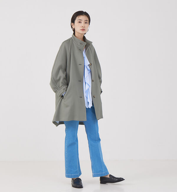 qualite「バイカラーカルゼフォルムコート」|その他|