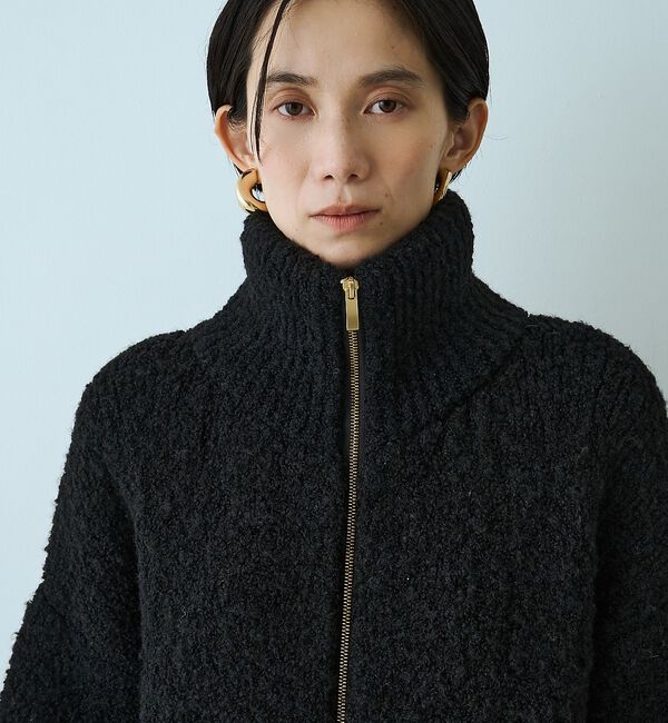 qualite「ループヤーンニットブルゾン【予約】」|ブルゾン・スタジャン|