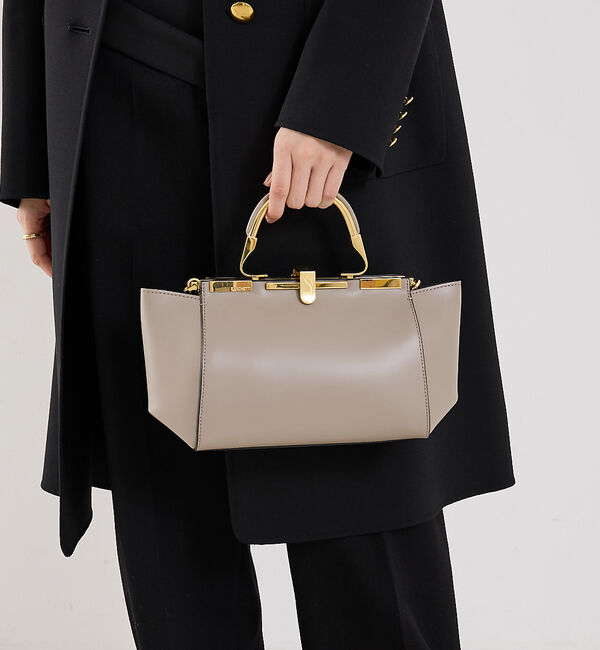 The Store by C' 「【ZANCHETTI】AMLETO20／アムレットバッグ」|ハンドバッグ|グレージュ