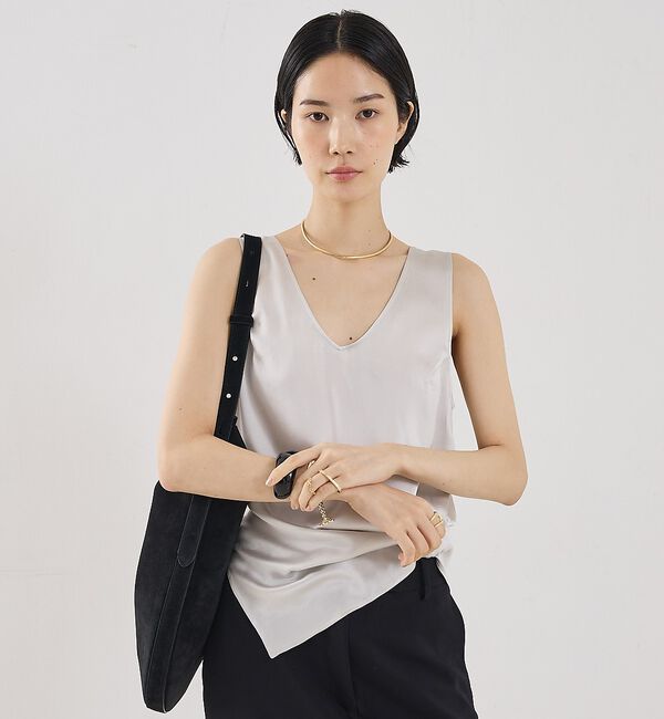 The Store by C' 「【COCUCA】シルクタンクトップ」|キャミソール|