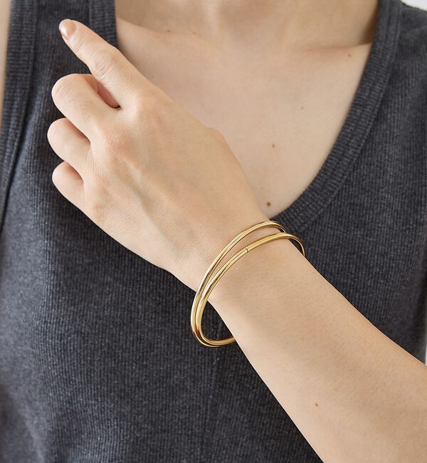 The Store by C' 「【JENNY BIRD】DANE BANGLE 2SET／2連バングル」|ブレスレット・バングル|ゴールド