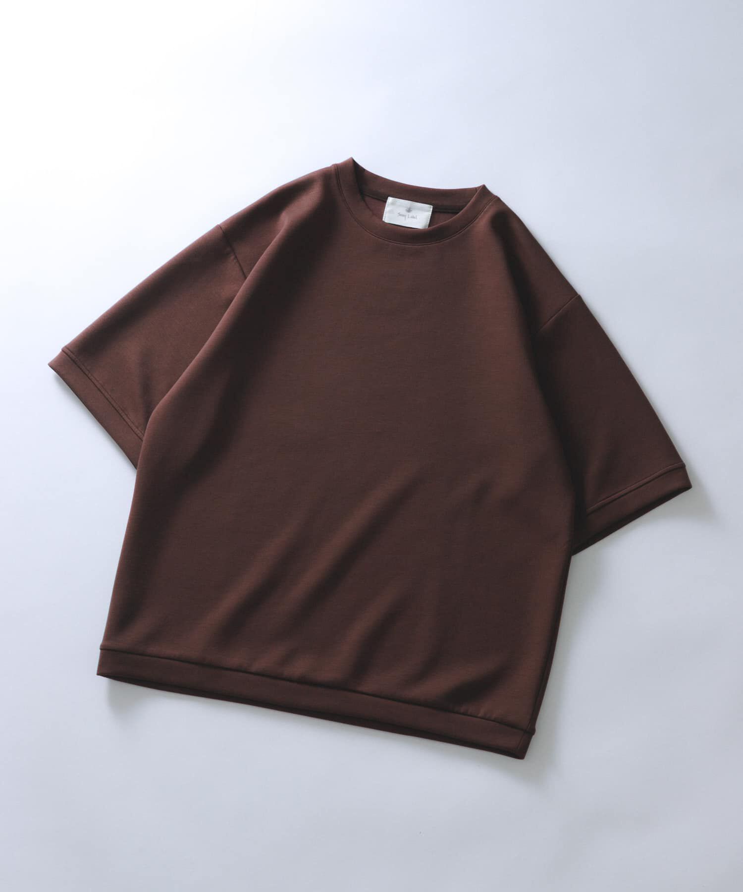 Sonny Label 「シルキーダンボールニットTシャツ」|Tシャツ・カットソー|ブラウン