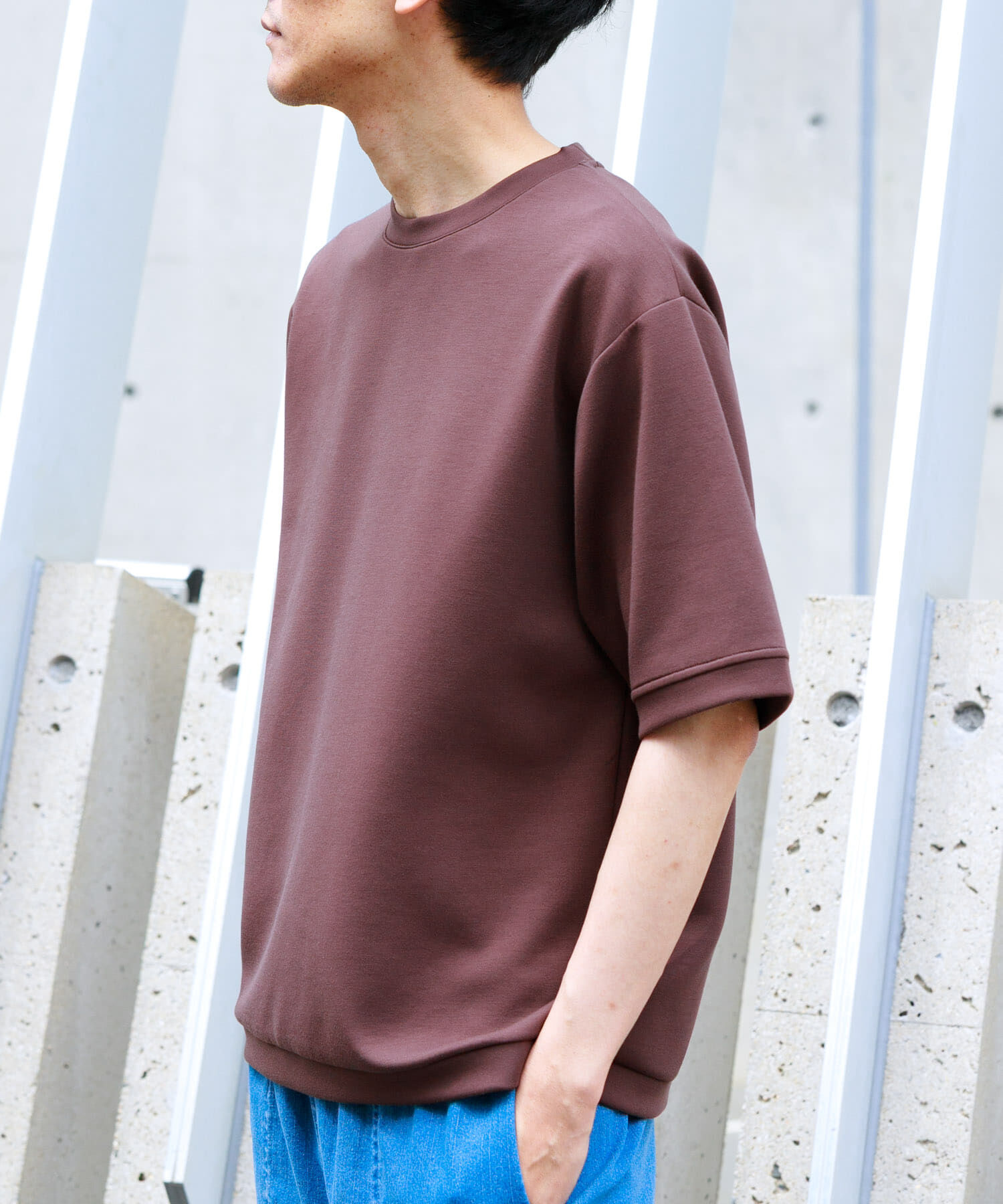 Sonny Label 「シルキーダンボールニットTシャツ」|Tシャツ・カットソー|