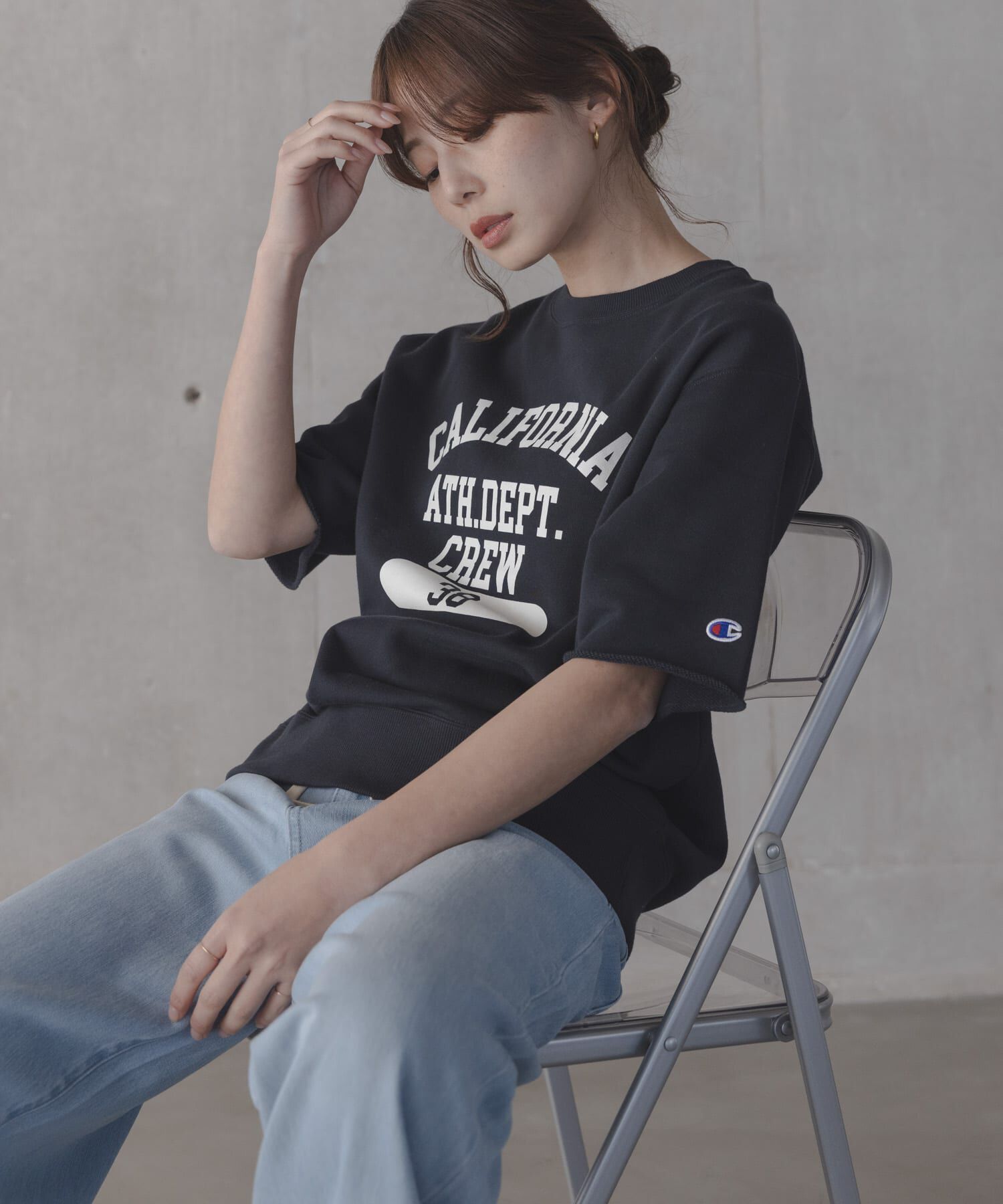 Sonny Label 「『別注』CHAMPION&times;Sonny Label　ロゴスウェットTシャツ」|スウェット・ジャージ|