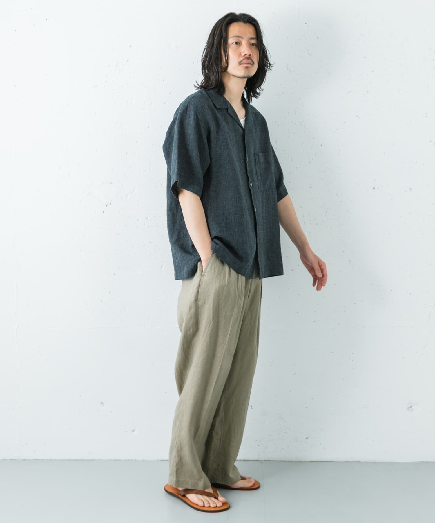 URBAN RESEARCH「LINEN WIDE EASY PANTS」|その他|