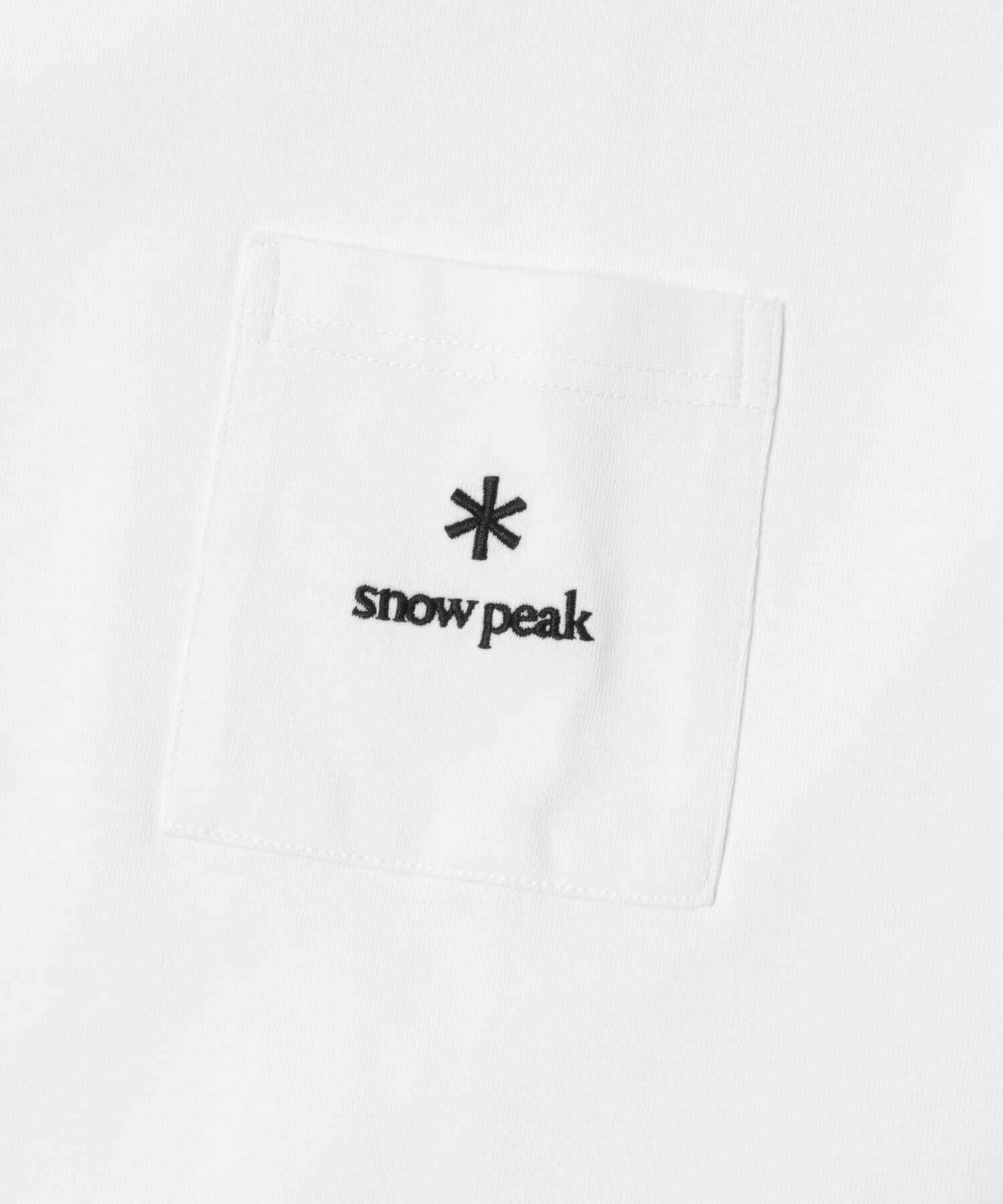 URBAN RESEARCH DOORS「『別注』Snow Peak Apparel&times;DOORS　POCKET LOGO SHORT-SLEEVE T-SHIRTS」|Tシャツ・カットソー|