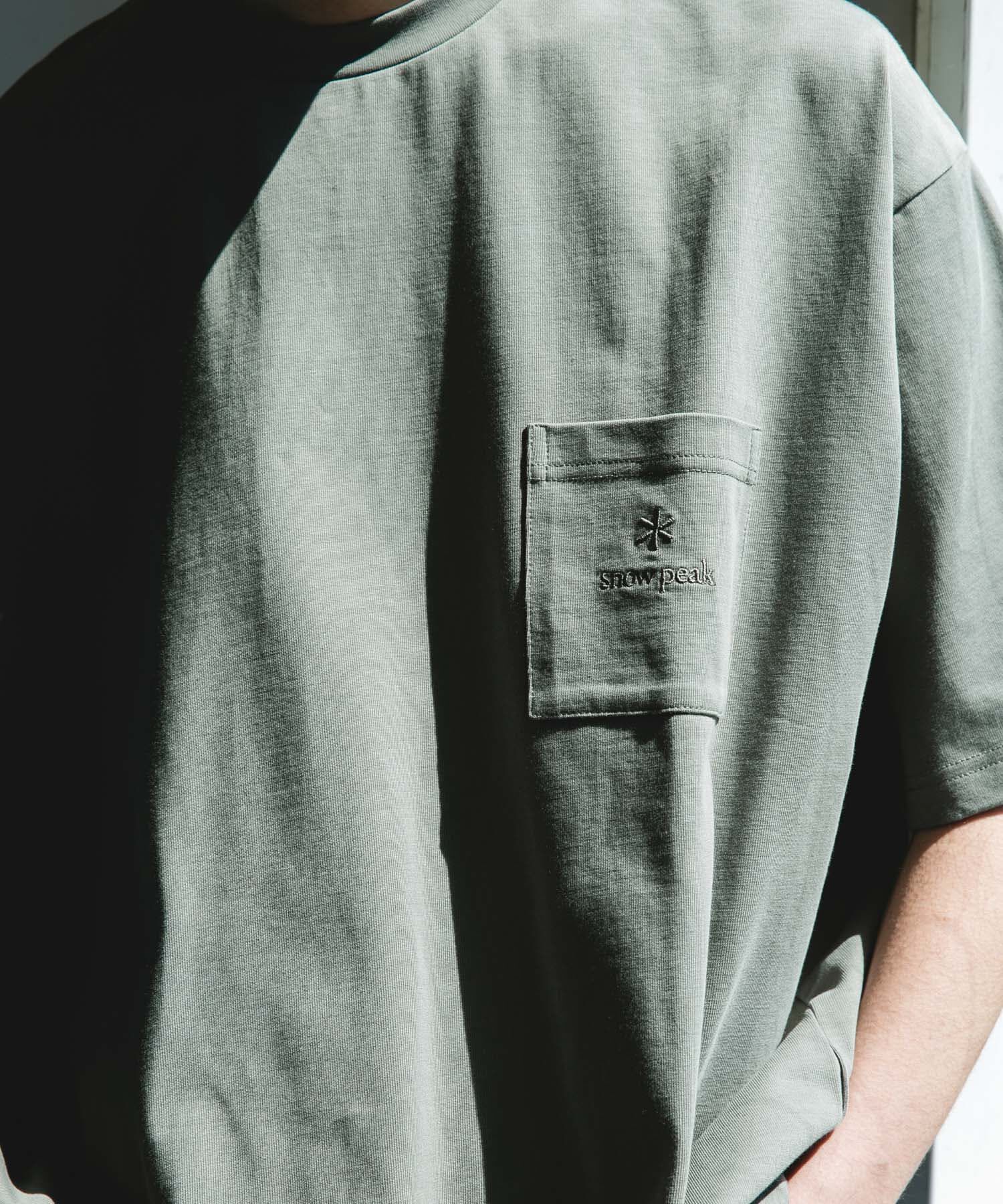 URBAN RESEARCH DOORS「『別注』Snow Peak Apparel&times;DOORS　POCKET LOGO SHORT-SLEEVE T-SHIRTS」|Tシャツ・カットソー|