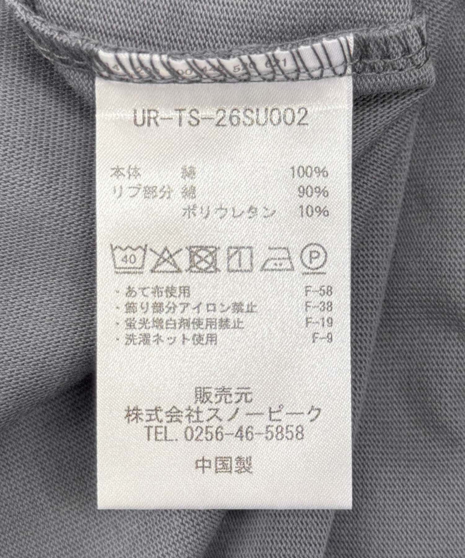 URBAN RESEARCH DOORS「『別注』Snow Peak Apparel&times;DOORS　POCKET LOGO SHORT-SLEEVE T-SHIRTS」|Tシャツ・カットソー|