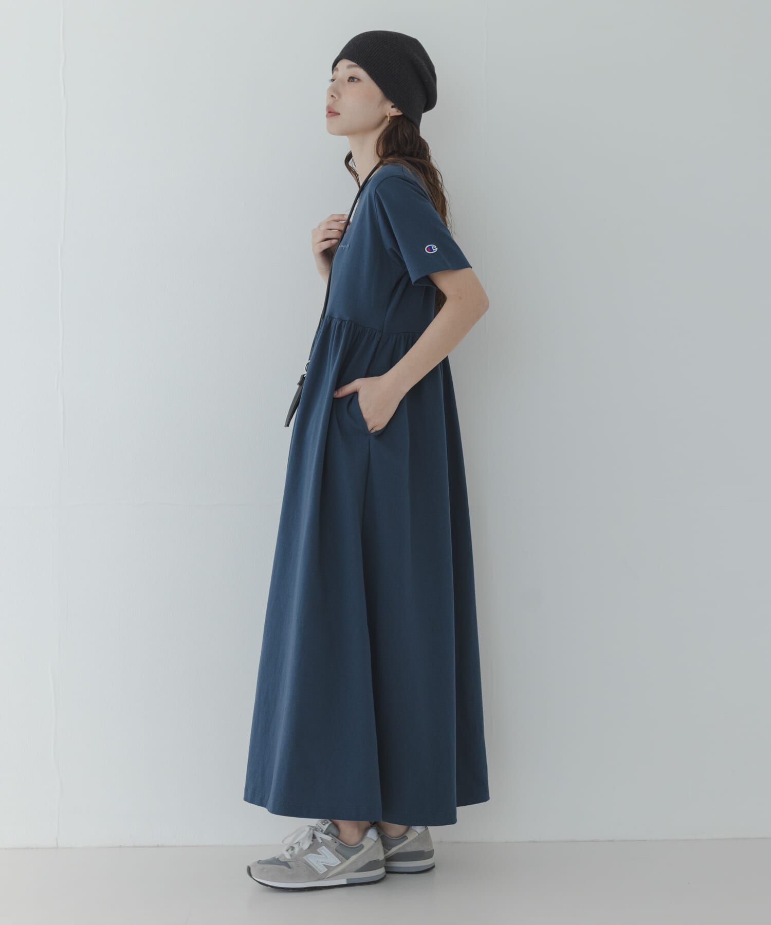 Sonny Label 「『別注』CHAMPION&times;Sonny Label　ギャザーワンピース」|ワンピース|