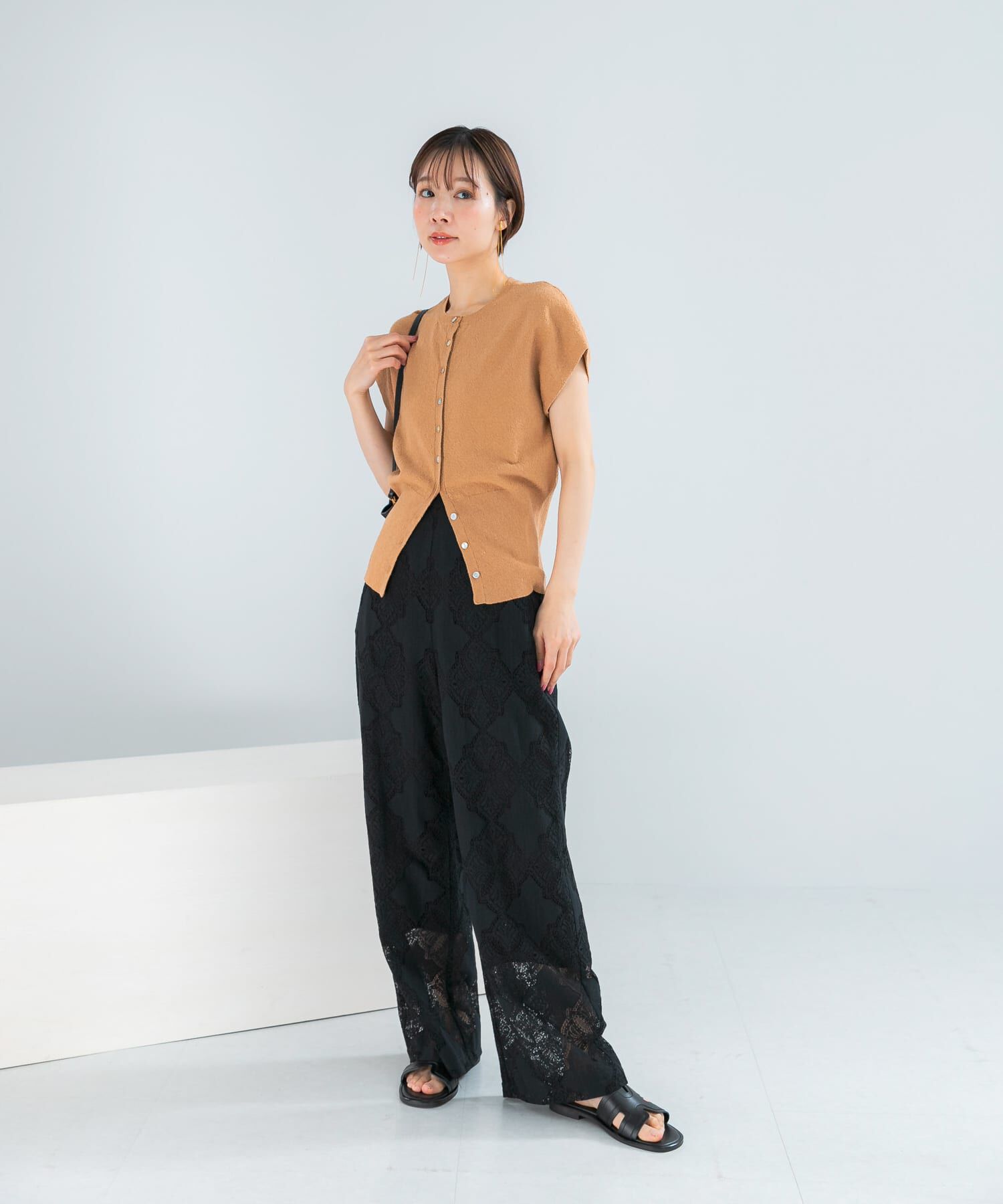 URBAN RESEARCH ROSSO「パネルレースストレートイージーパンツ」|その他|