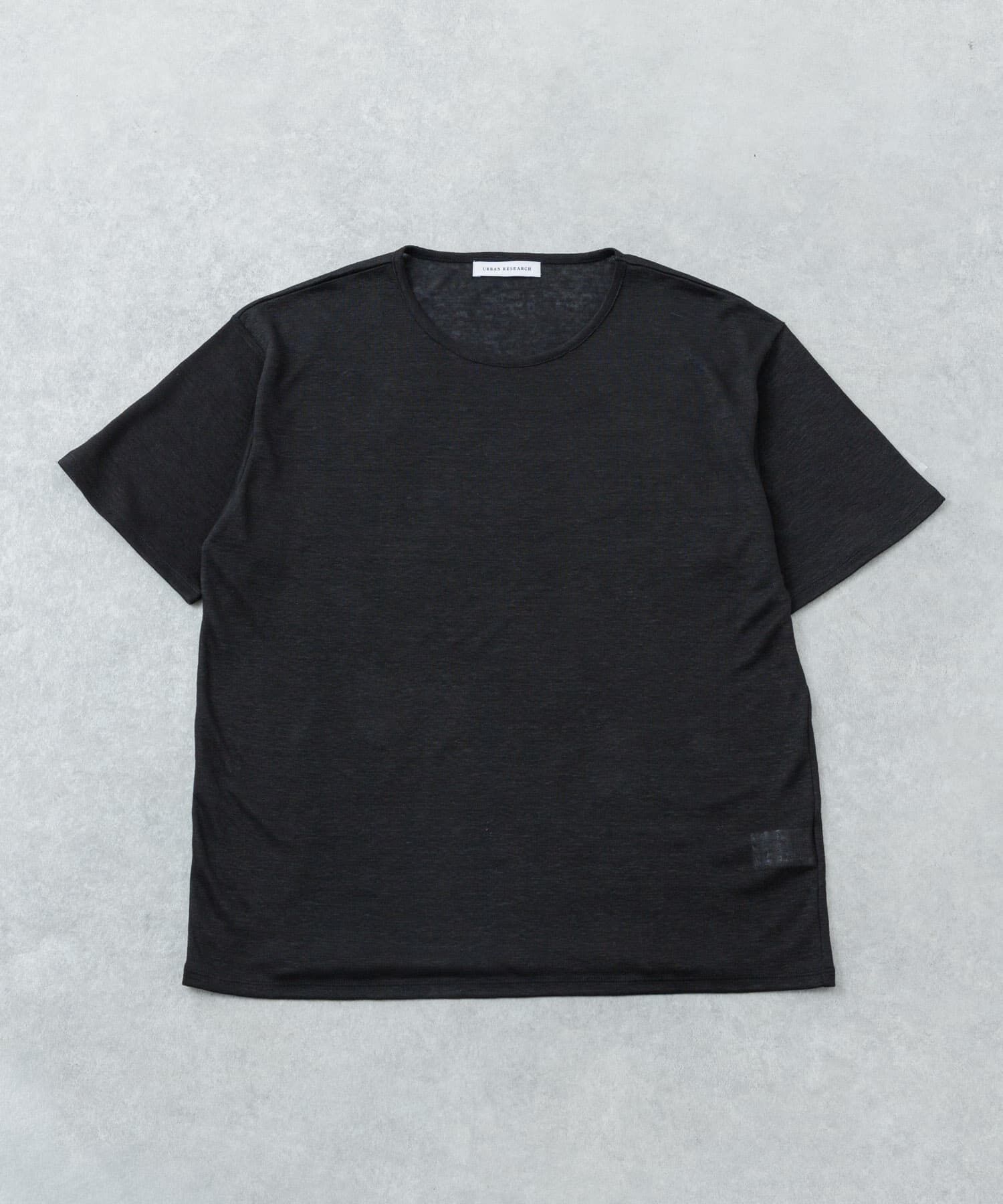 URBAN RESEARCH「『洗濯可』LINEN NARROW TRIM T-SHIRTS」|Tシャツ・カットソー|