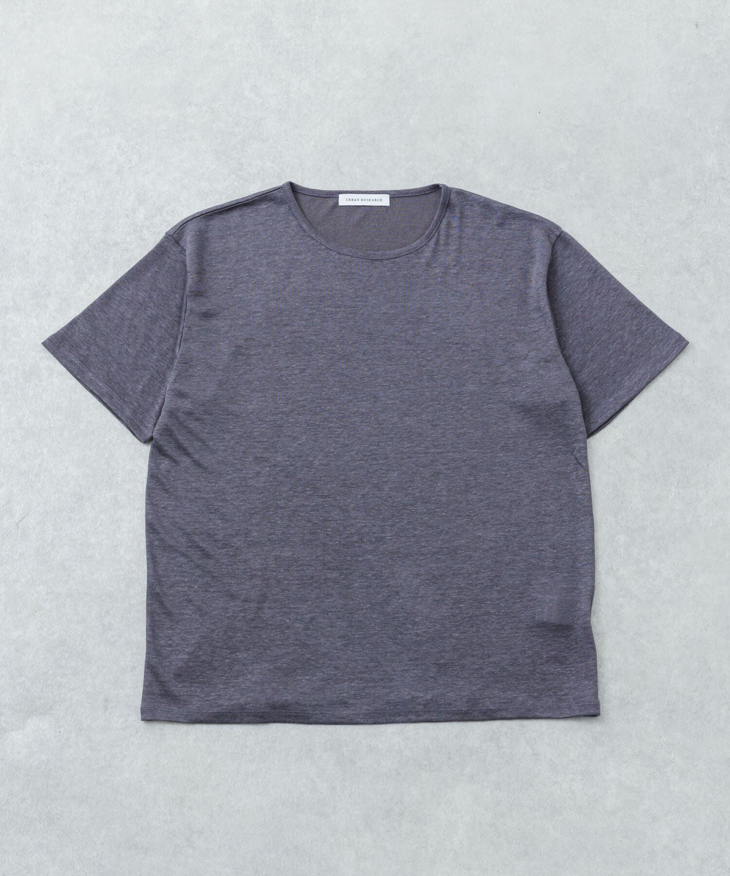 URBAN RESEARCH「『洗濯可』LINEN NARROW TRIM T-SHIRTS」|Tシャツ・カットソー|