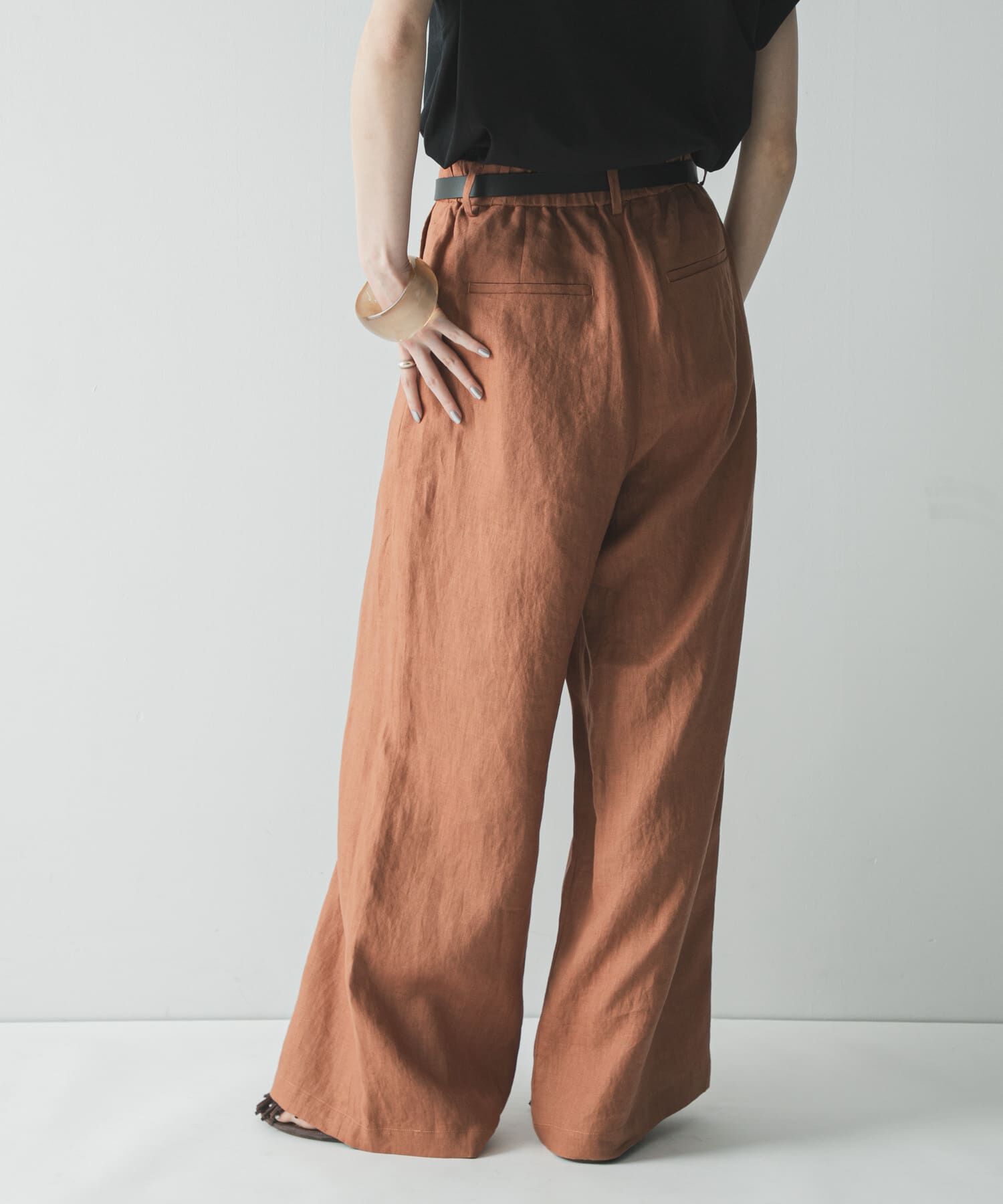URBAN RESEARCH「『3サイズ展開』リネンイージーワイドスラックス」|その他|