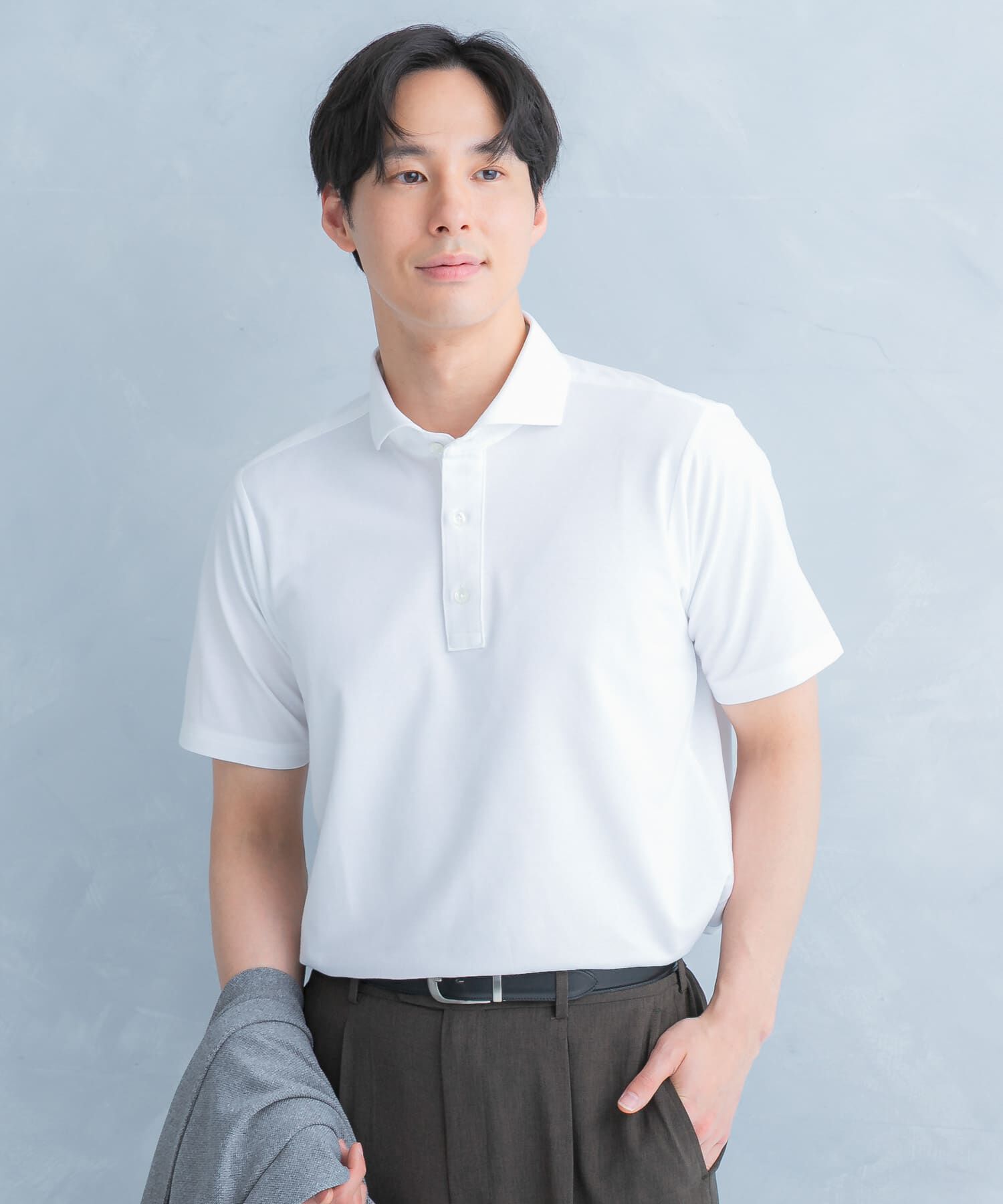 URBAN RESEARCH DOORS「LIFE STYLE TAILOR 　カッタウェイ半袖プルオーバー」|シャツ・ブラウス|