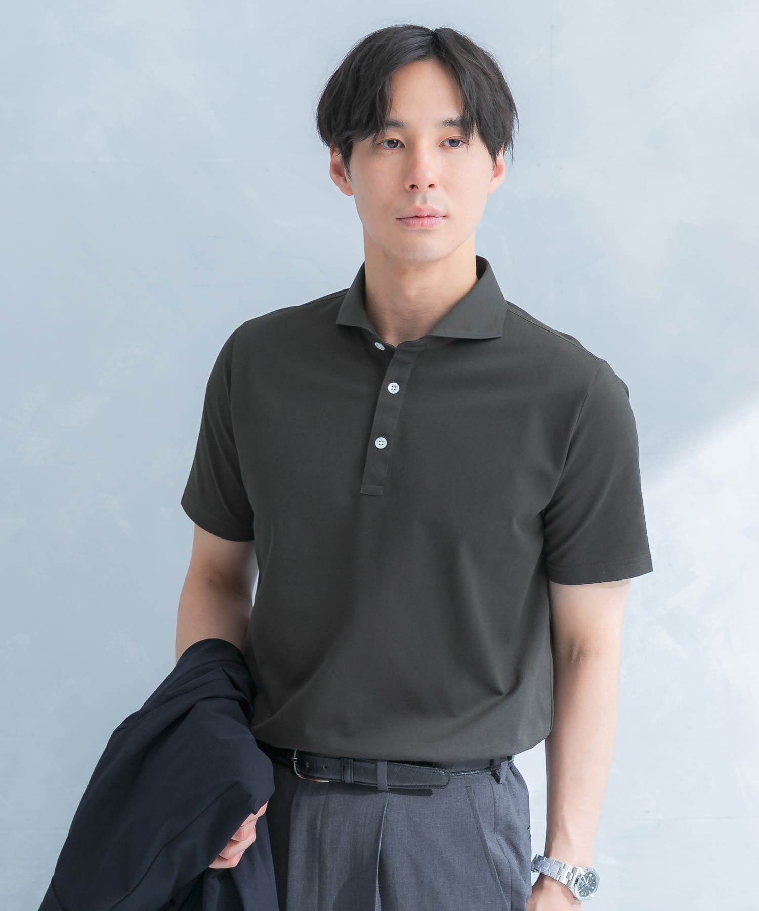 URBAN RESEARCH DOORS「LIFE STYLE TAILOR 　カッタウェイ半袖プルオーバー」|シャツ・ブラウス|