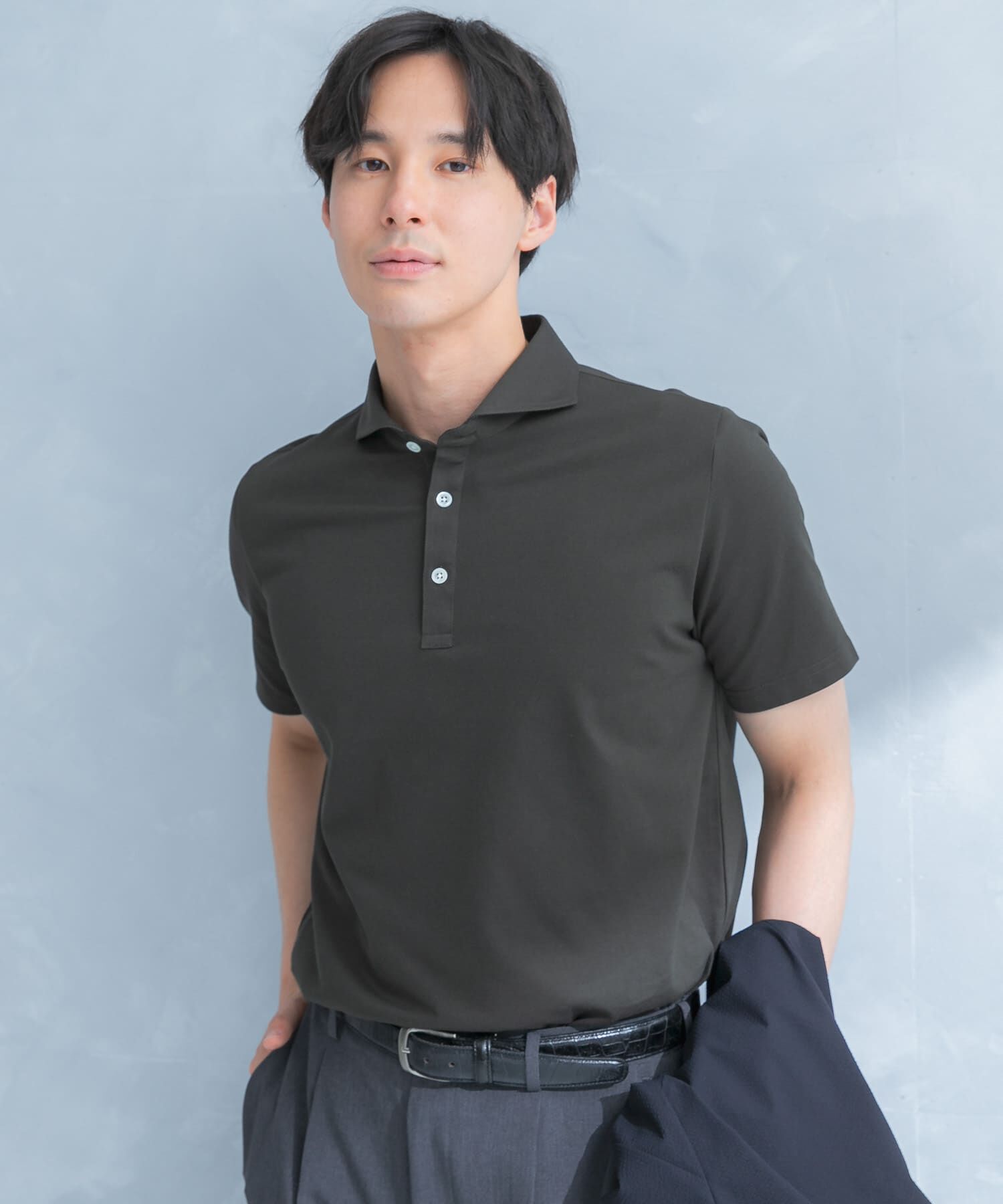 URBAN RESEARCH DOORS「LIFE STYLE TAILOR 　カッタウェイ半袖プルオーバー」|シャツ・ブラウス|