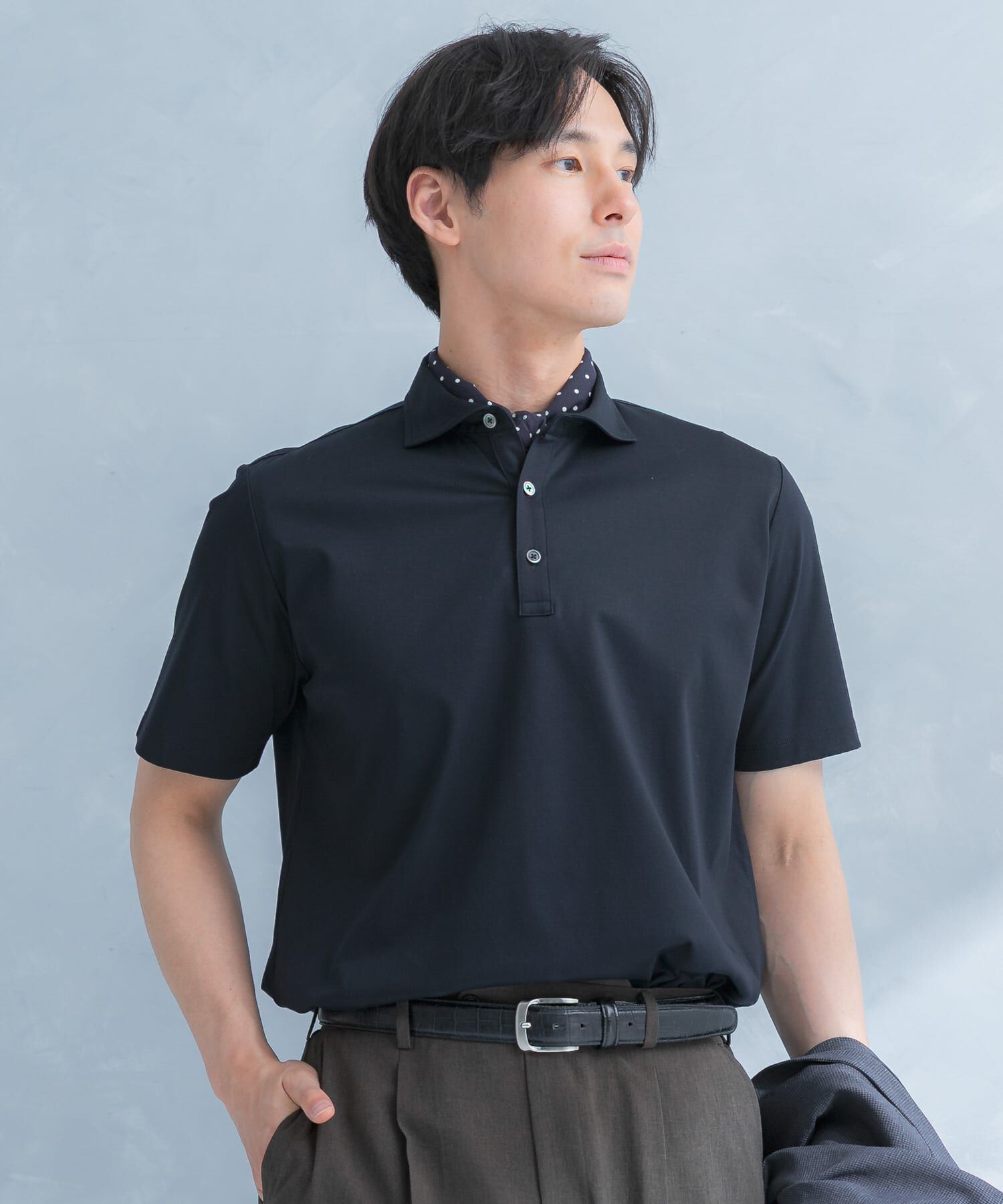 URBAN RESEARCH DOORS「LIFE STYLE TAILOR 　カッタウェイ半袖プルオーバー」|シャツ・ブラウス|