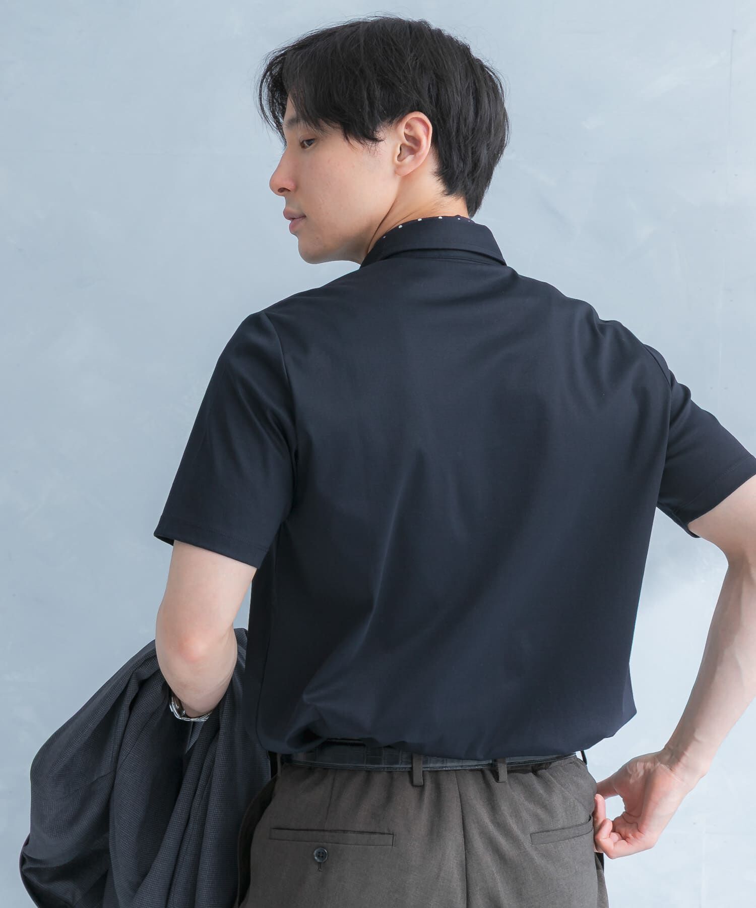 URBAN RESEARCH DOORS「LIFE STYLE TAILOR 　カッタウェイ半袖プルオーバー」|シャツ・ブラウス|