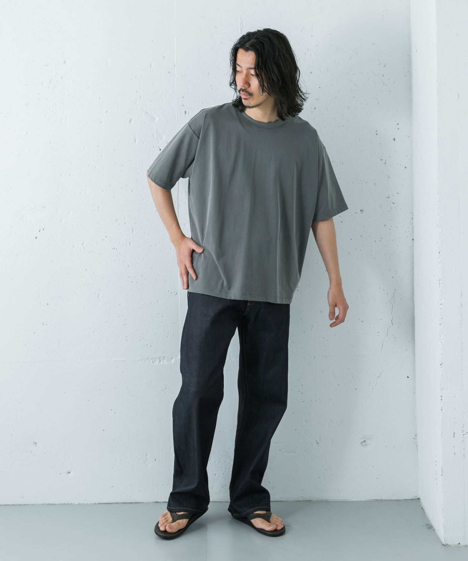 URBAN RESEARCH「『洗濯可』WASHABLE CUPRO T-SHIRTS」|Tシャツ・カットソー|