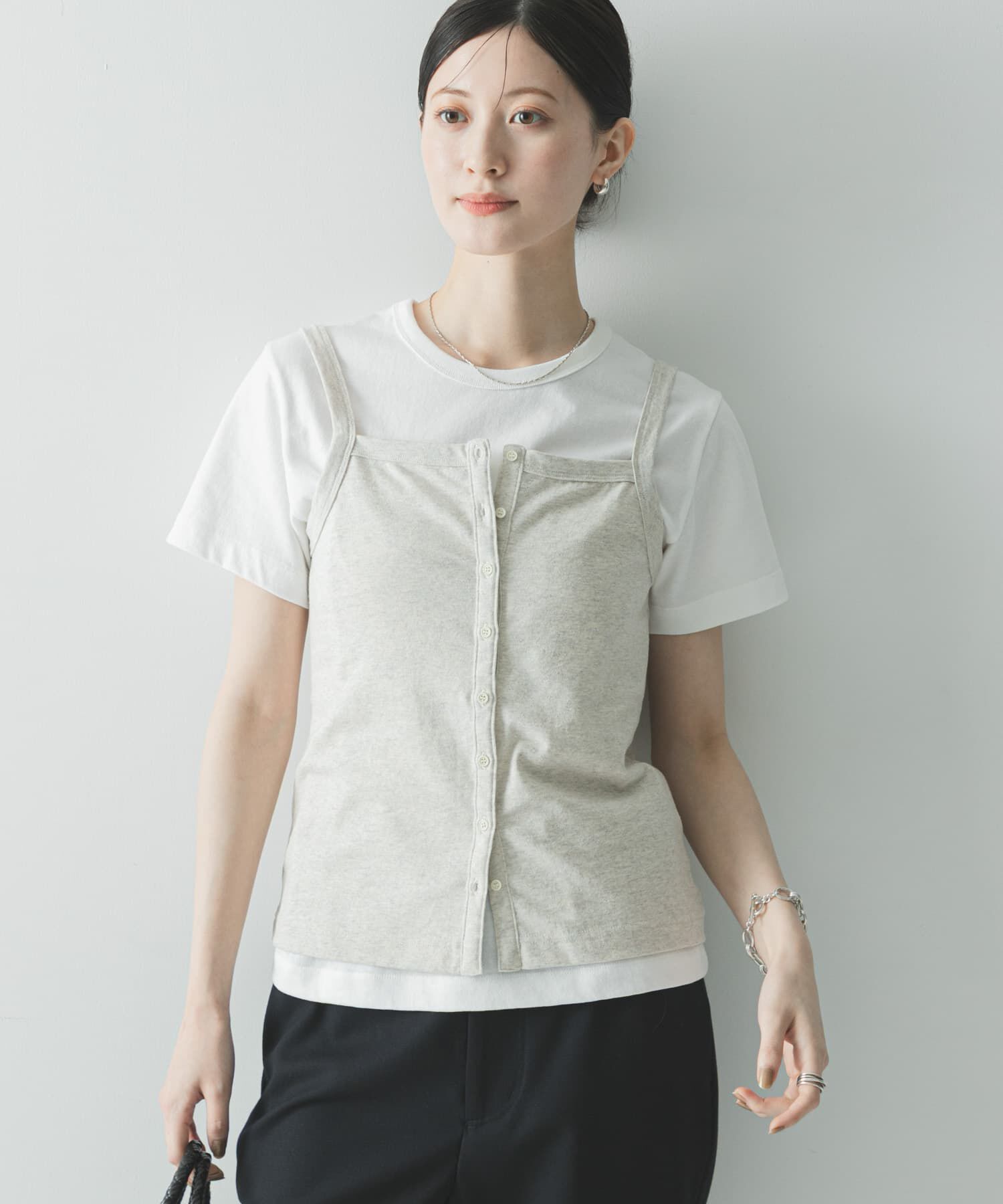 URBAN RESEARCH「『別注』onit&times;URBAN RESEARCH　キャミソールトップス」|キャミソール|