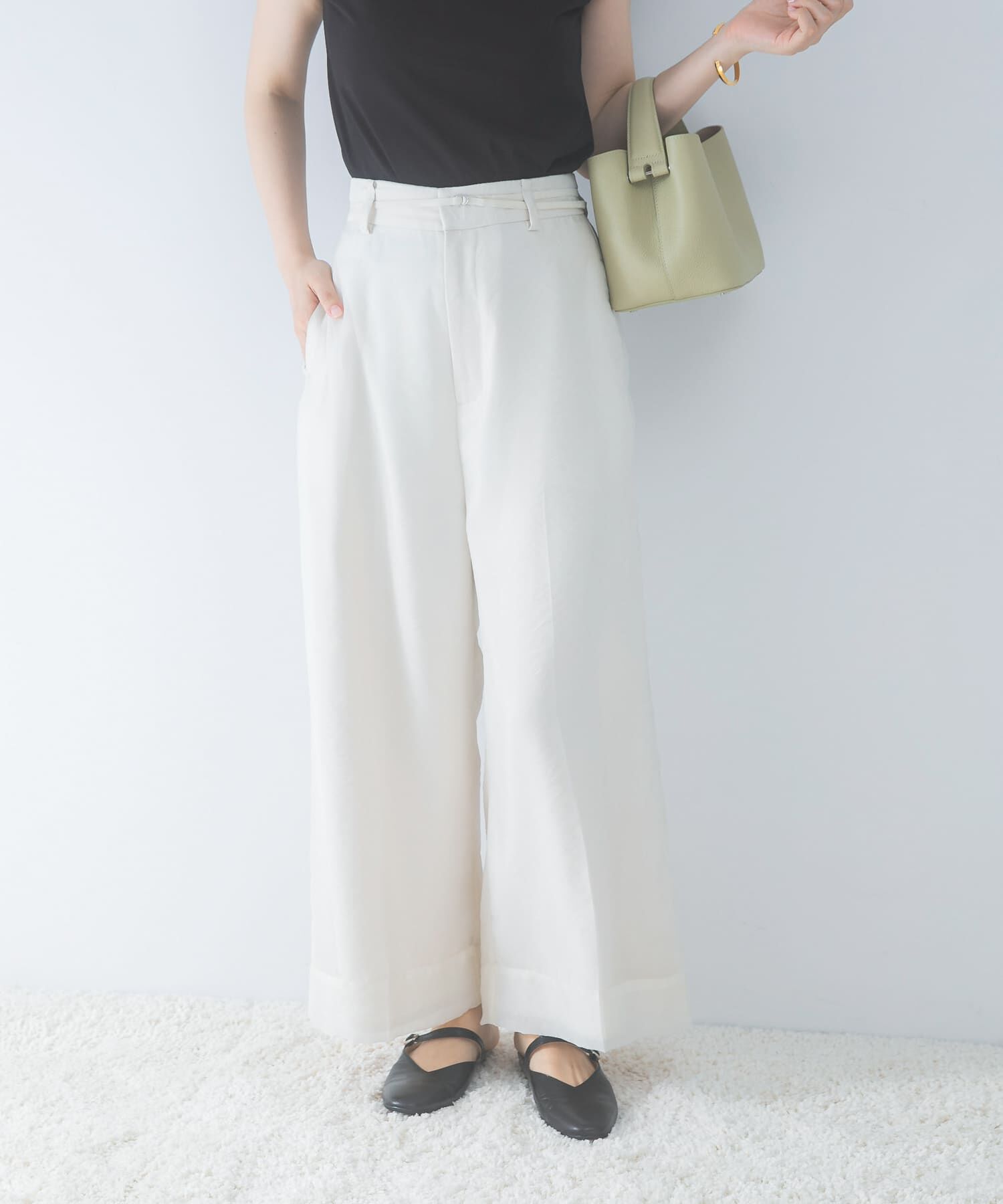 URBAN RESEARCH ROSSO「ベルテッドシアーパンツ」|その他|