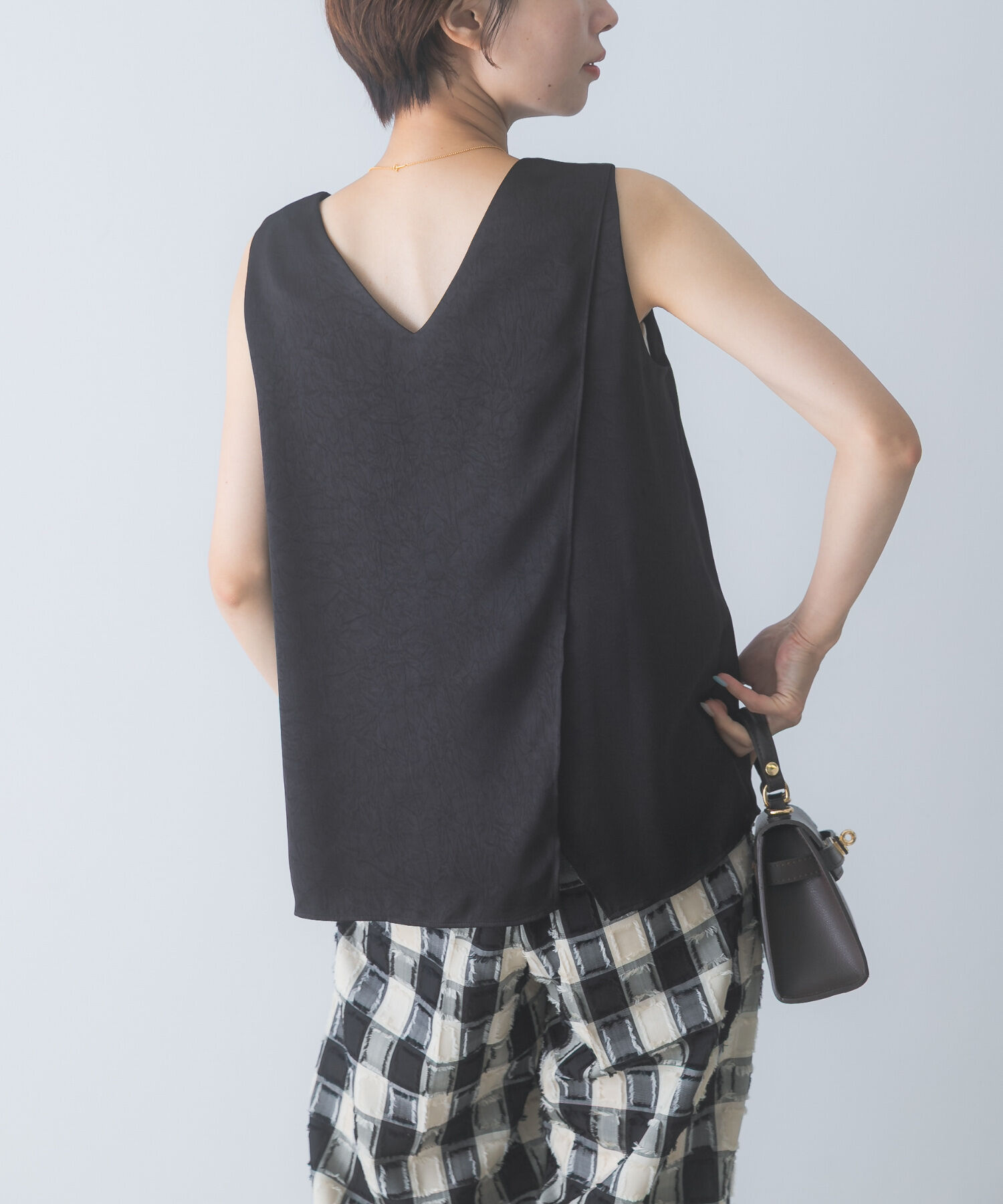 URBAN RESEARCH ROSSO「2WAYネックサテンブラウス」|シャツ・ブラウス|