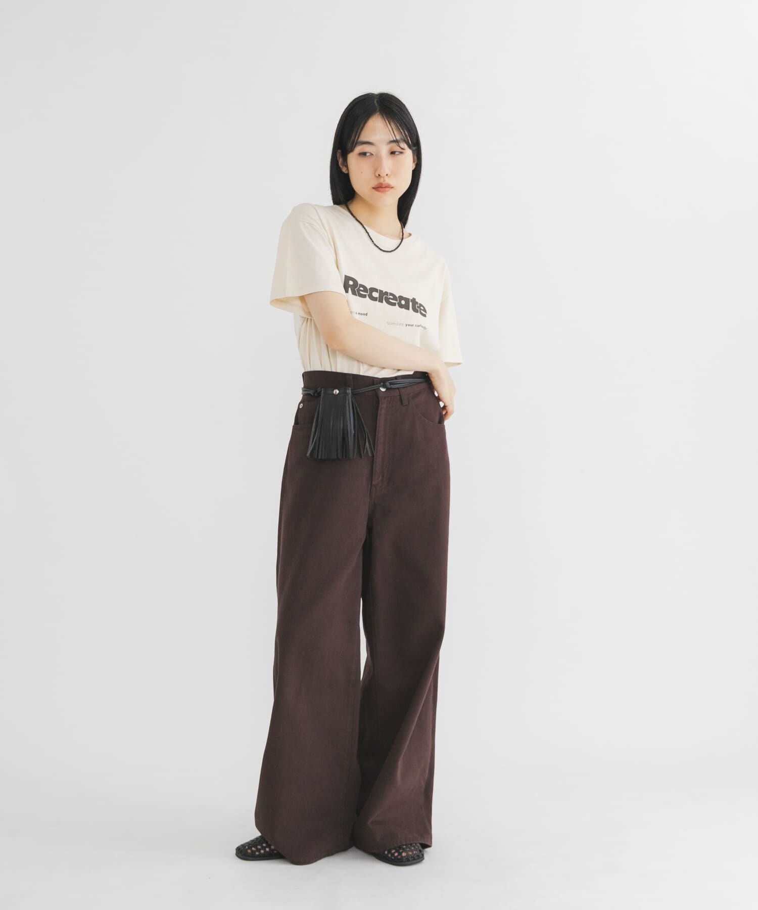  「ミニマルWIDEパンツ」|その他|